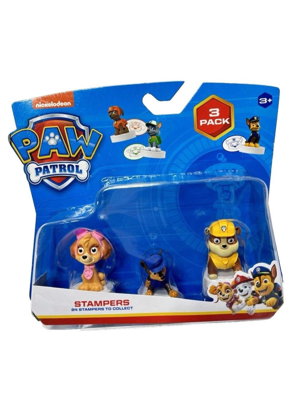 Paw Patrol 3-Pack Skye, Rubble & Chase Stampers – Nickelodeon Activity & Art Set